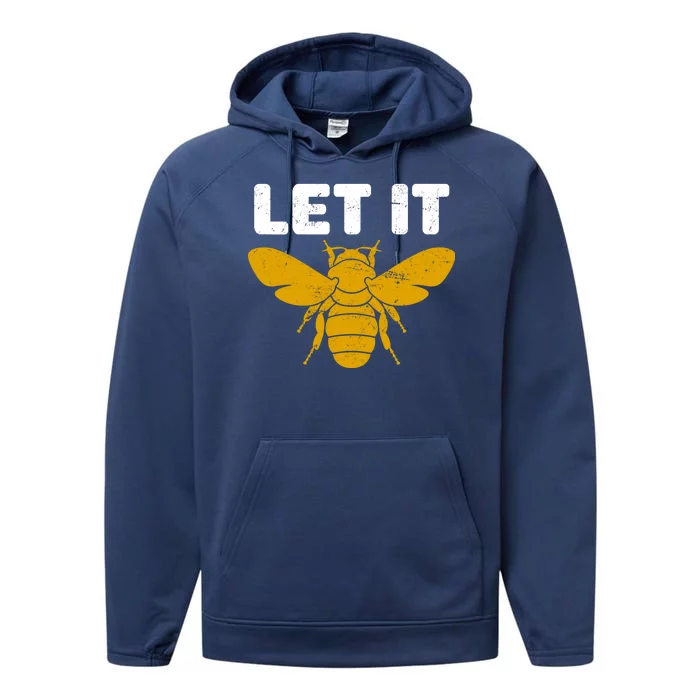 Let It Bee Performance Fleece Hoodie