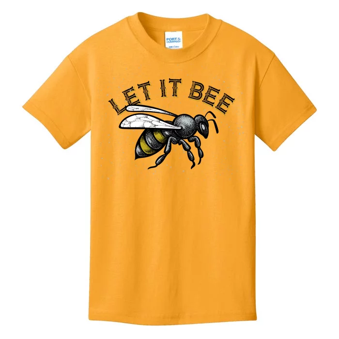 Let It Bee Funny Bumble Kids T-Shirt