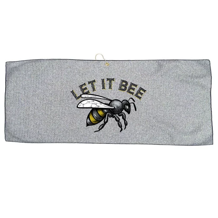 Let It Bee Funny Bumble Large Microfiber Waffle Golf Towel