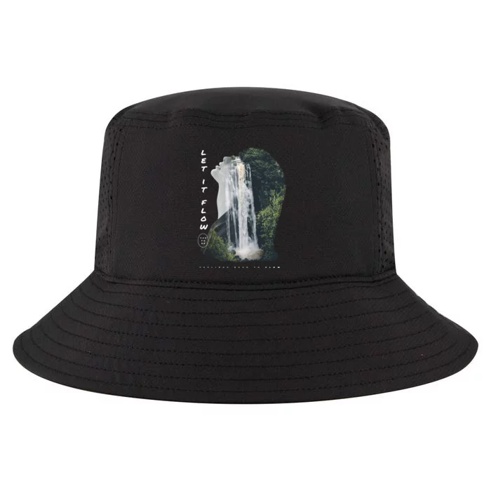 Let It Flow Waterfall Art Cool Comfort Performance Bucket Hat