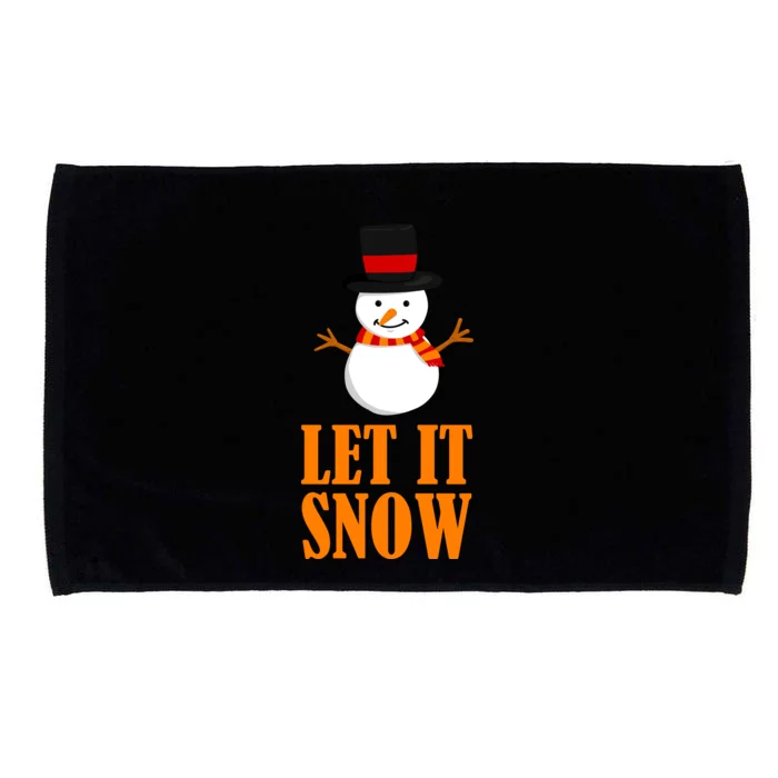 Let It Snow Microfiber Hand Towel