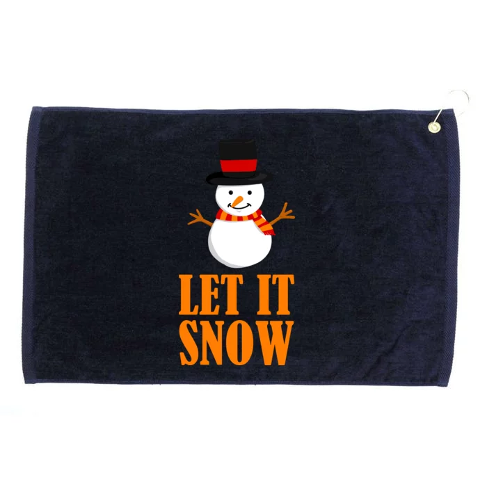 Let It Snow Grommeted Golf Towel