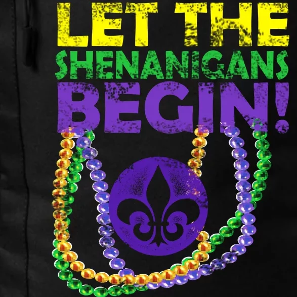 Let Shenanigans Begins Mardi Gras Daily Commute Backpack