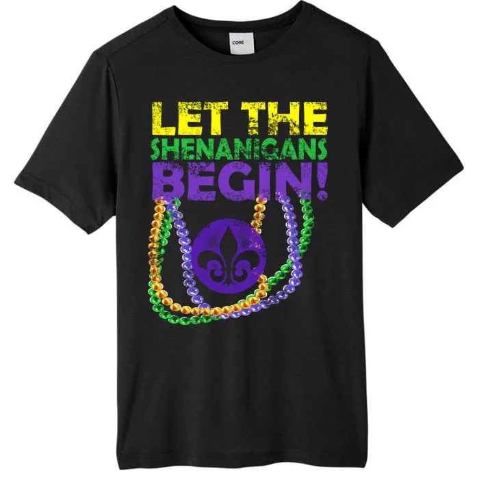 Let Shenanigans Begins Mardi Gras ChromaSoft Performance T-Shirt