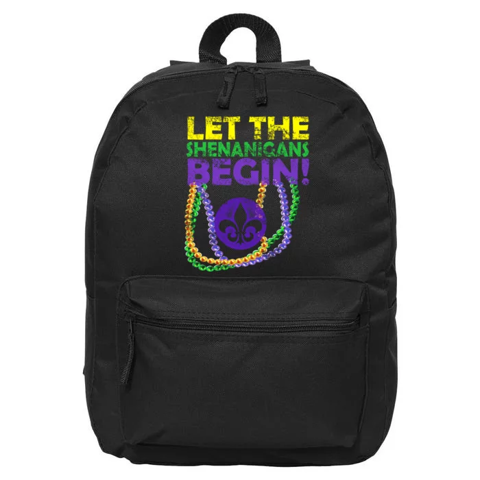 Let Shenanigans Begins Mardi Gras 16 in Basic Backpack