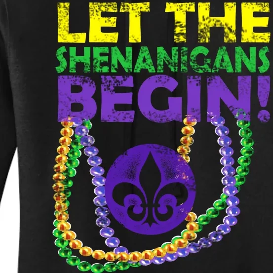 Let Shenanigans Begins Mardi Gras Women's Pullover Hoodie