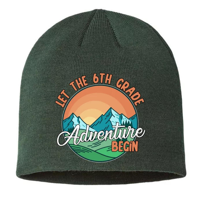 Let The 6th Grade Adventure Begin 8 1/2in Sustainable Knit Beanie