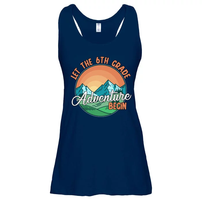 Let The 6th Grade Adventure Begin Ladies Essential Flowy Tank