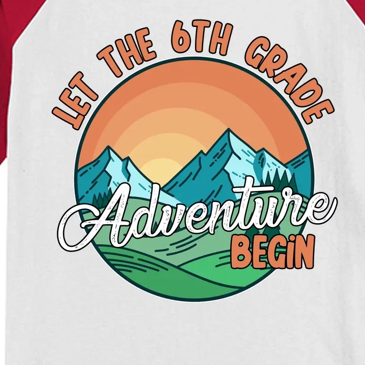 Let The 6th Grade Adventure Begin Kids Colorblock Raglan Jersey