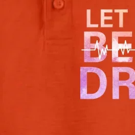 Let The Beat Drop Dry Zone Grid Performance Polo