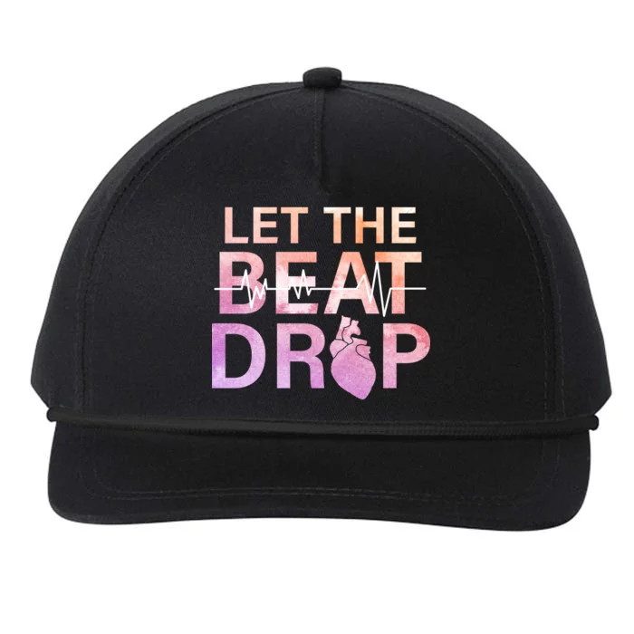 Let The Beat Drop Snapback Five-Panel Rope Hat