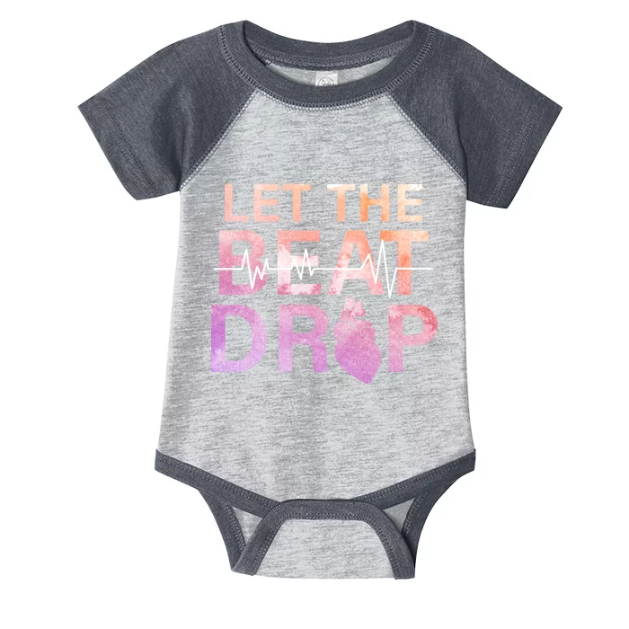 Let The Beat Drop Infant Baby Jersey Bodysuit