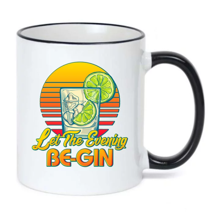 Let The Evening Be-GIN Black Color Changing Mug