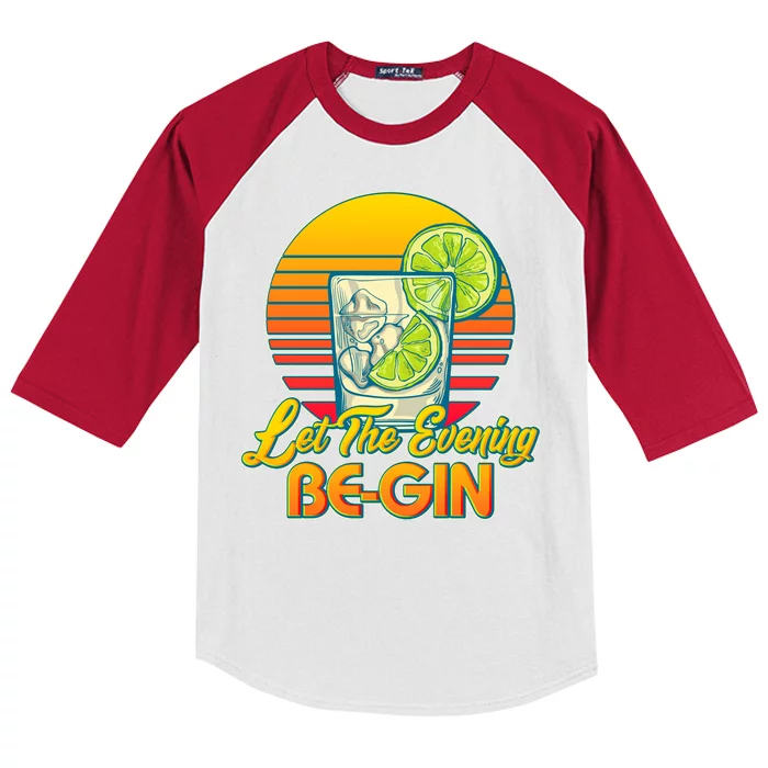 Let The Evening Be-GIN Kids Colorblock Raglan Jersey