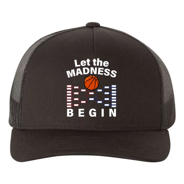 Let The Madness Begin Yupoong Adult 5-Panel Trucker Hat