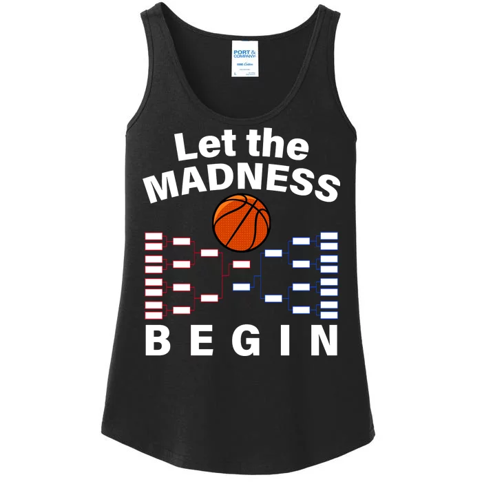 Let The Madness Begin Ladies Essential Tank