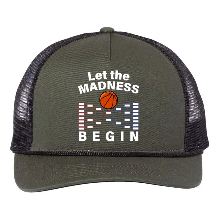 Let The Madness Begin Retro Rope Trucker Hat Cap