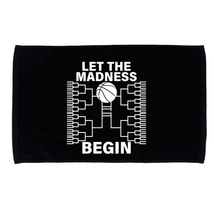 Let The Madness Begin College Basketball Microfiber Hand Towel