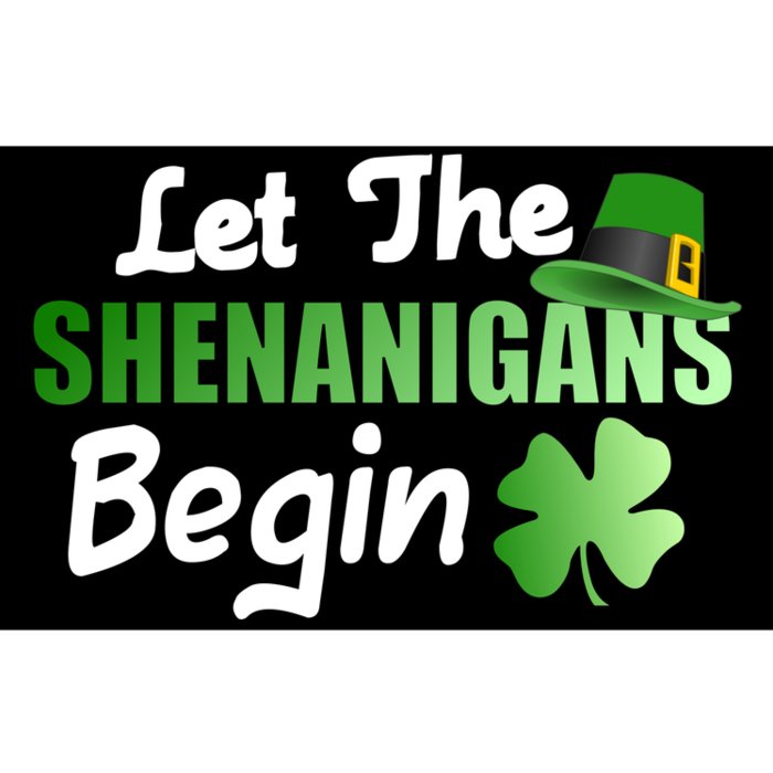 Let The Shenanigans Begin Funny St Patty Bumper Sticker