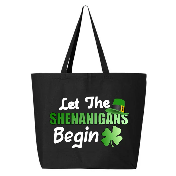 Let The Shenanigans Begin Funny St Patty 25L Jumbo Tote