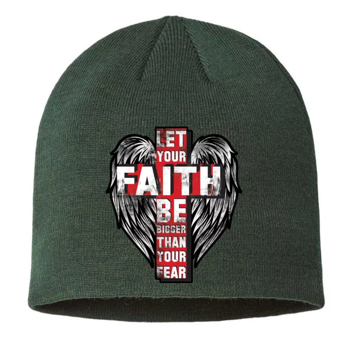 Let Your Faith Be Bigger Than Your Fear 8 1/2in Sustainable Knit Beanie