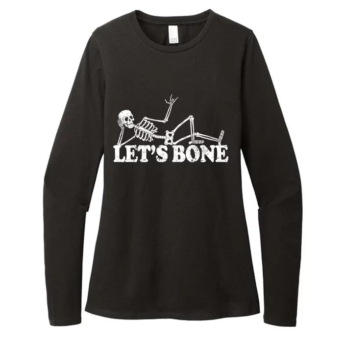 Let's Bone Funny Offensive And Rude Womens CVC Long Sleeve Shirt