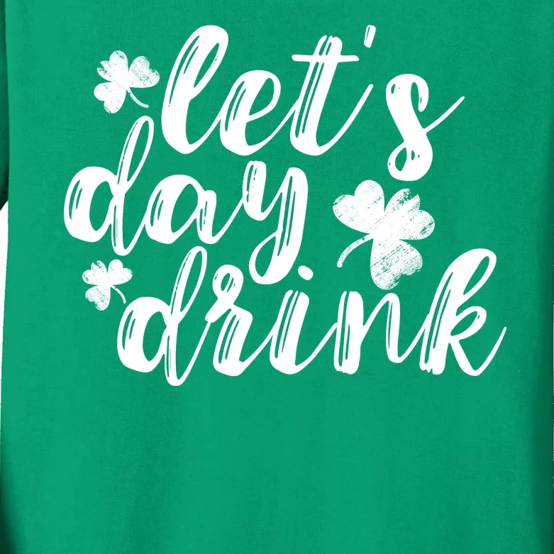 Let's Day Drink Kids Long Sleeve Shirt