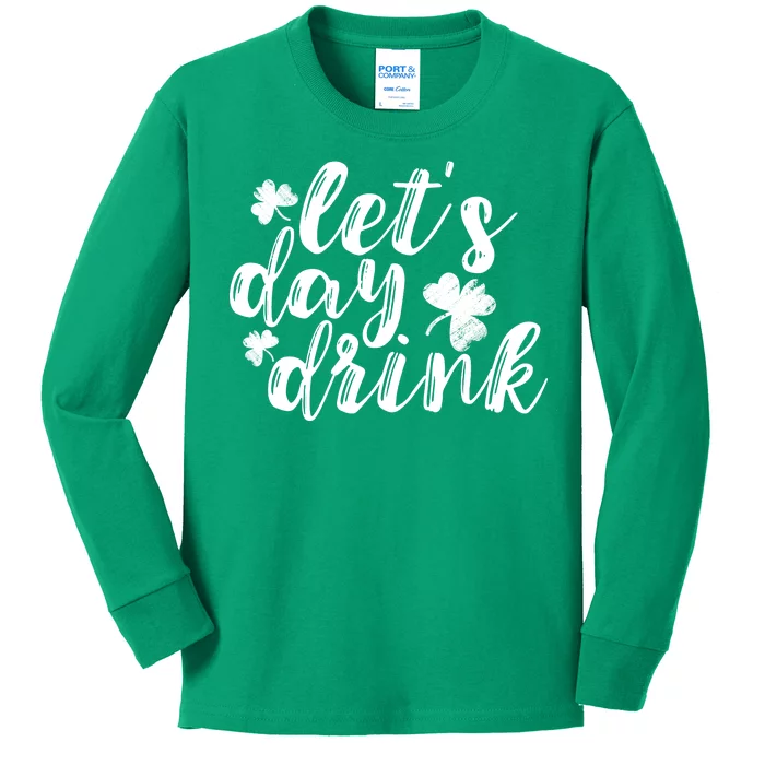 Let's Day Drink Kids Long Sleeve Shirt