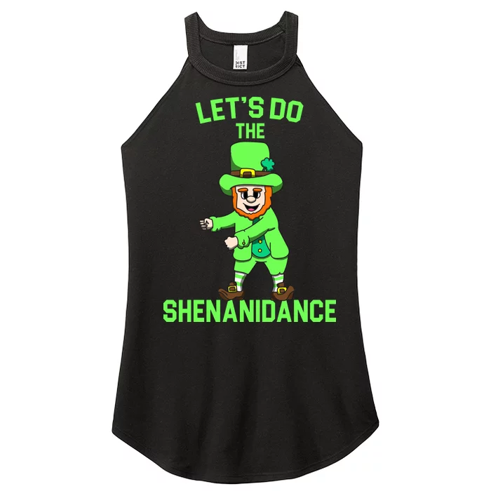 Let's Do The Shenanidance Funny St. Pattys Day Women’s Perfect Tri Rocker Tank