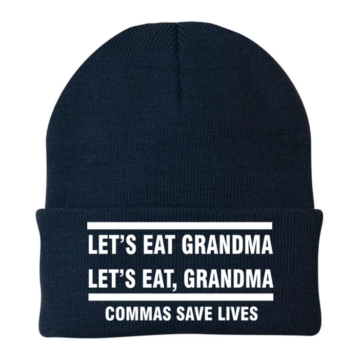 Let's Eat Grandma Commas Save Lives Knit Cap Winter Beanie