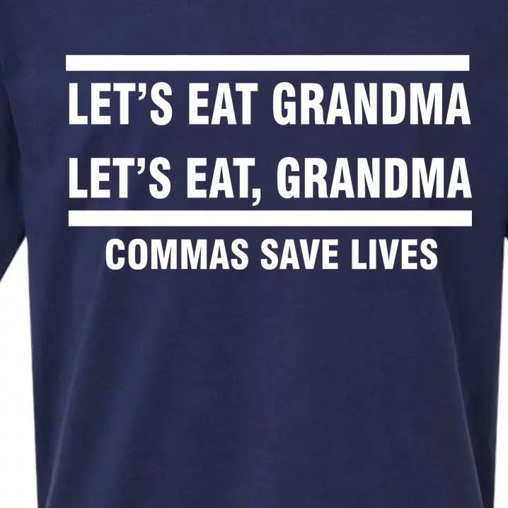 Let's Eat Grandma Commas Save Lives Sueded Cloud Jersey T-Shirt