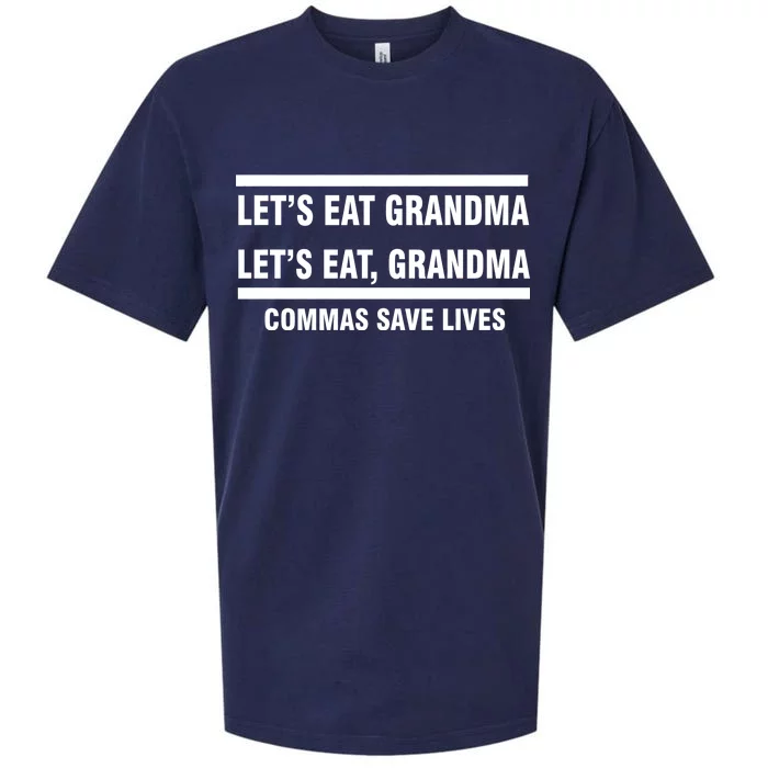 Let's Eat Grandma Commas Save Lives Sueded Cloud Jersey T-Shirt