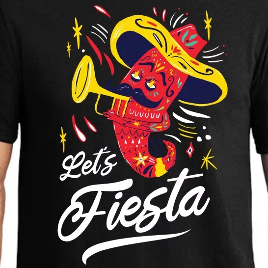 Let's Fiesta Chili Pepper Pajama Set