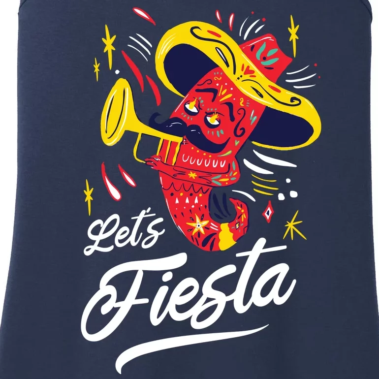 Let's Fiesta Chili Pepper Ladies Essential Tank