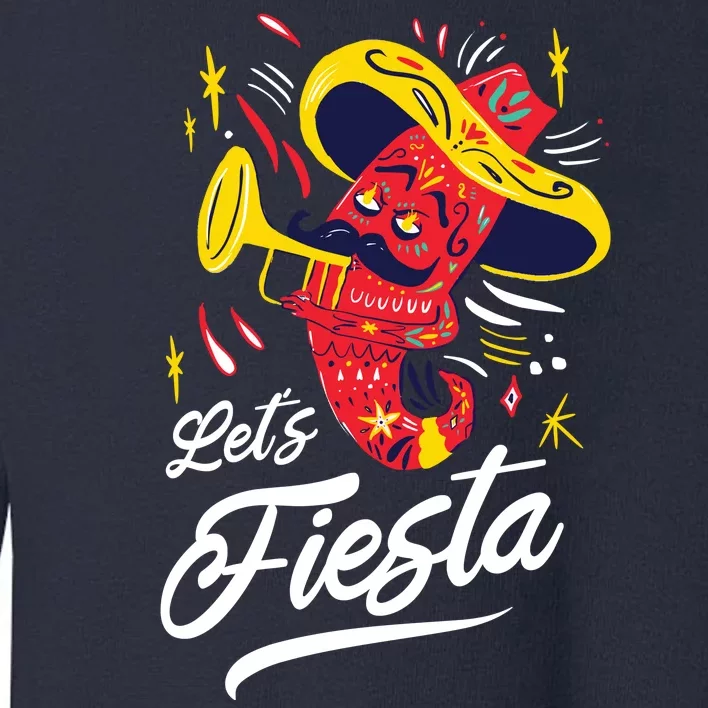 Let's Fiesta Chili Pepper Toddler Sweatshirt