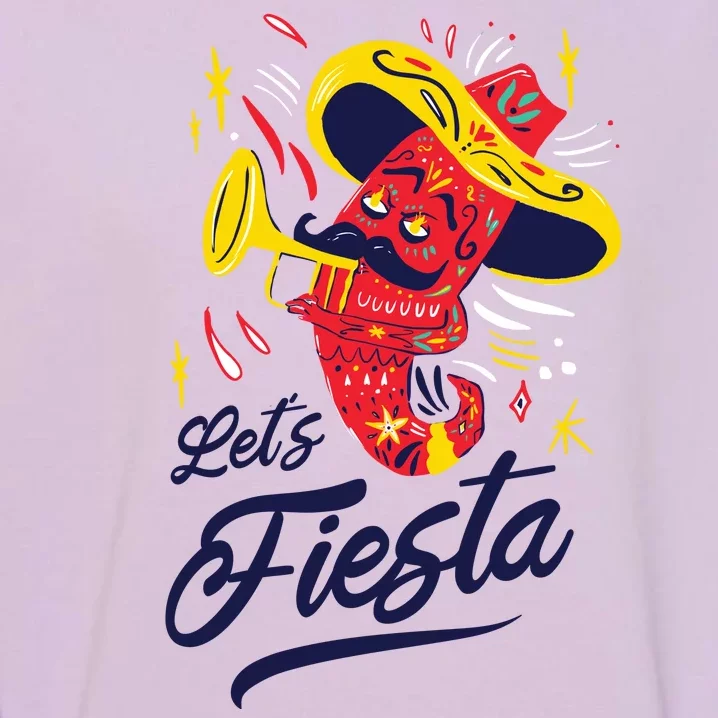 Let's Fiesta Chili Pepper Garment-Dyed Sweatshirt