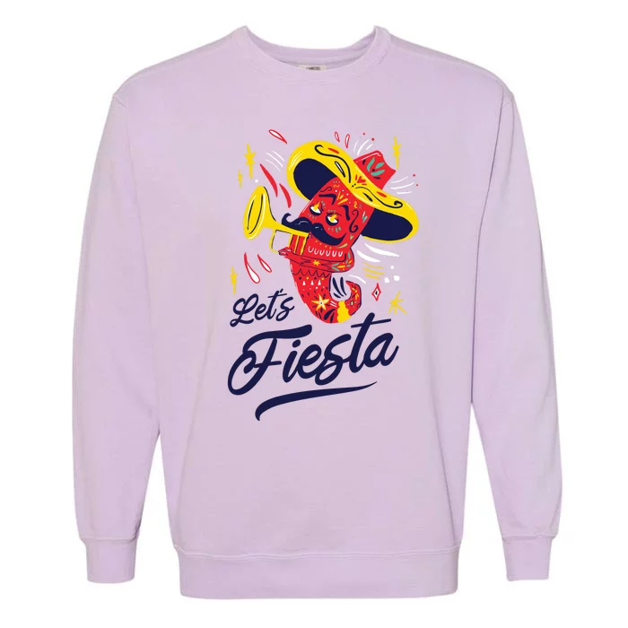 Let's Fiesta Chili Pepper Garment-Dyed Sweatshirt