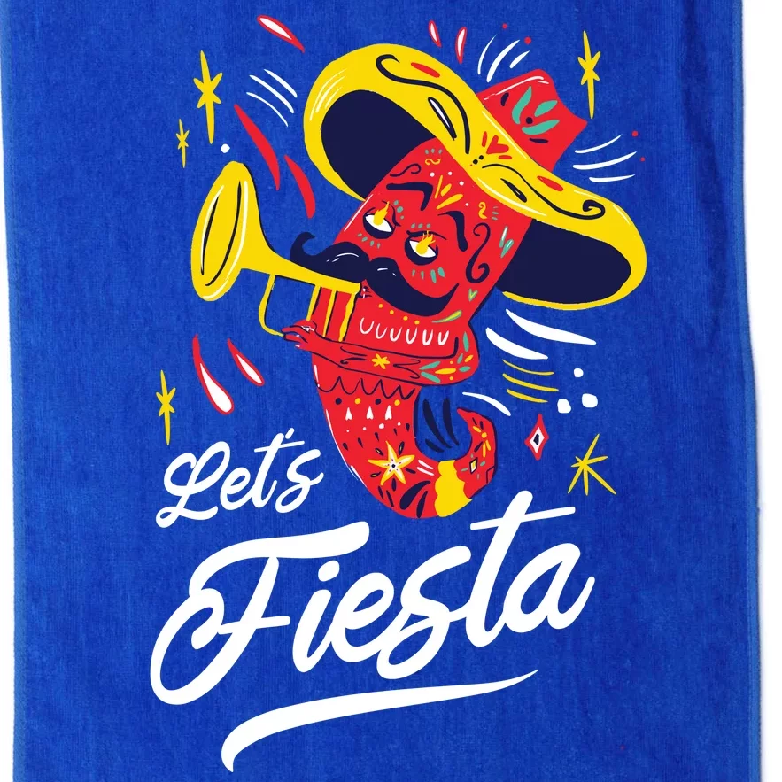 Let's Fiesta Chili Pepper Platinum Collection Golf Towel