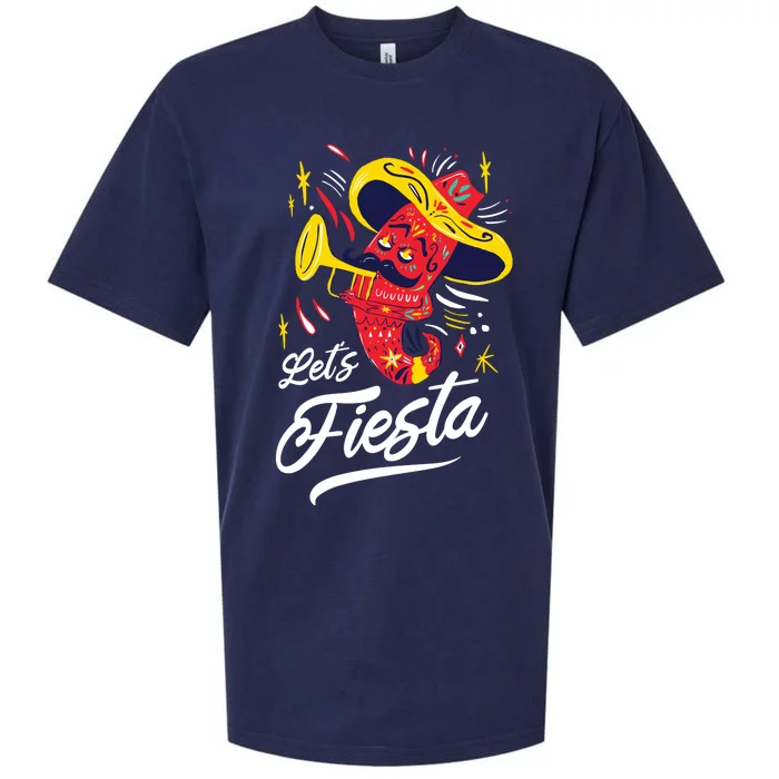 Let's Fiesta Chili Pepper Sueded Cloud Jersey T-Shirt