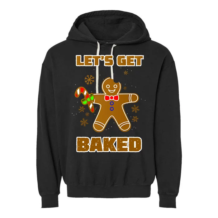 Let's Get Baked Garment-Dyed Fleece Hoodie