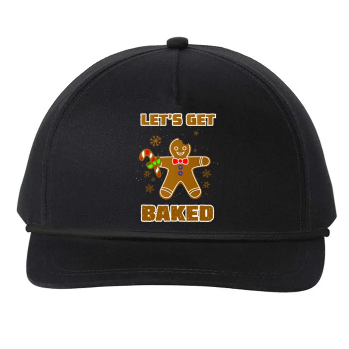 Let's Get Baked Snapback Five-Panel Rope Hat