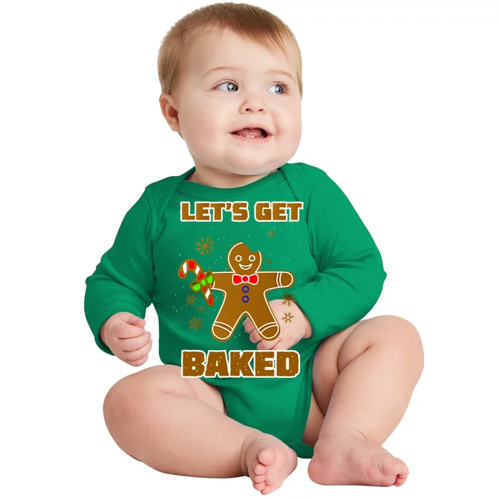 Let's Get Baked Baby Long Sleeve Bodysuit