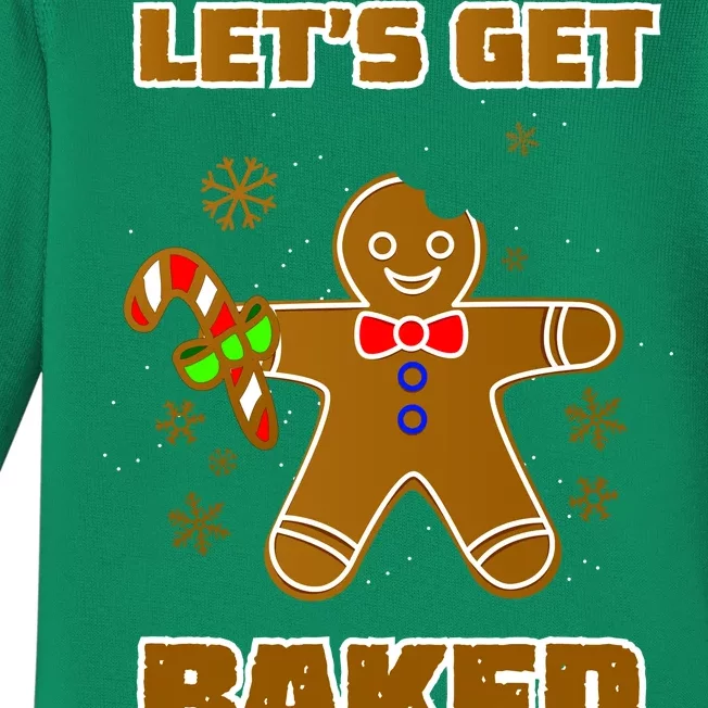 Let's Get Baked Baby Long Sleeve Bodysuit