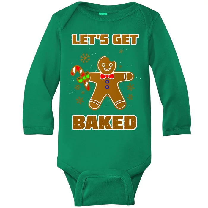 Let's Get Baked Baby Long Sleeve Bodysuit