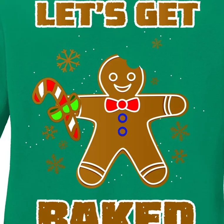 Let's Get Baked Ladies Long Sleeve Shirt