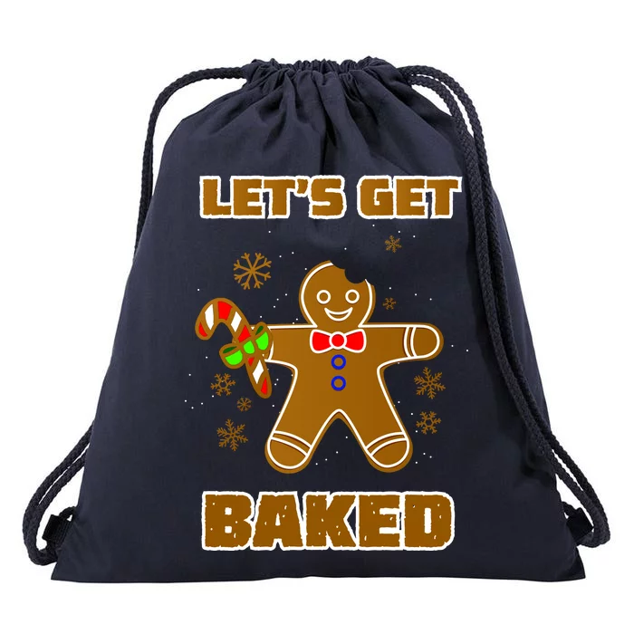 Let's Get Baked Drawstring Bag