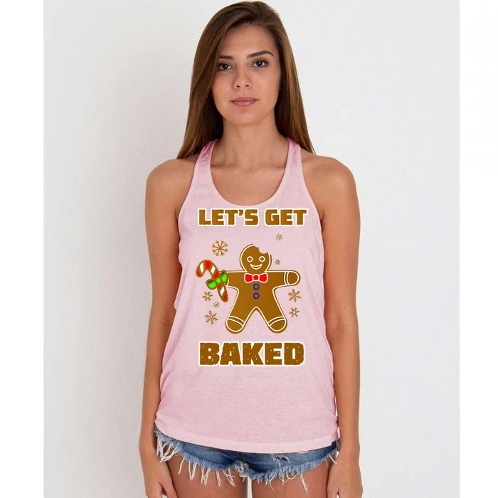 Let's Get Baked Women's Knotted Racerback Tank