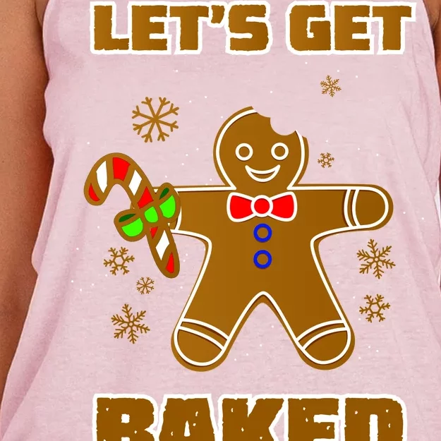 Let's Get Baked Women's Knotted Racerback Tank