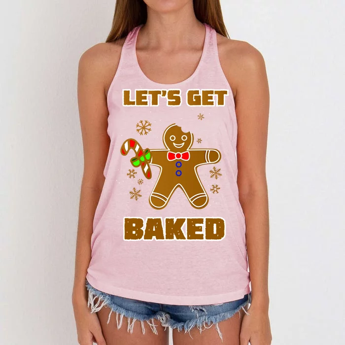 Let's Get Baked Women's Knotted Racerback Tank