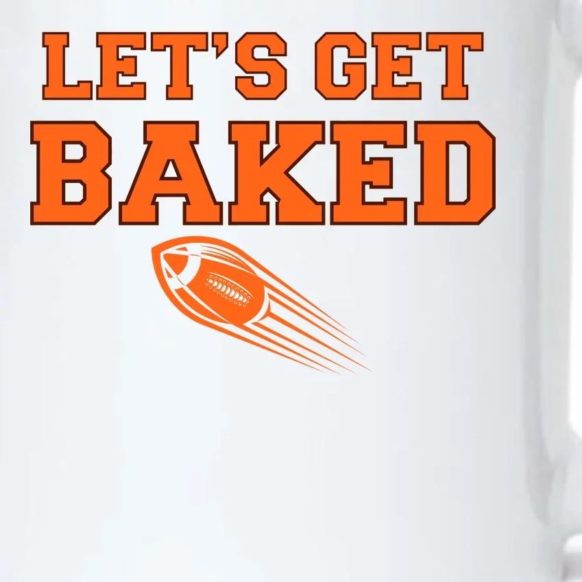 Let's Get Baked Football Cleveland Black Color Changing Mug